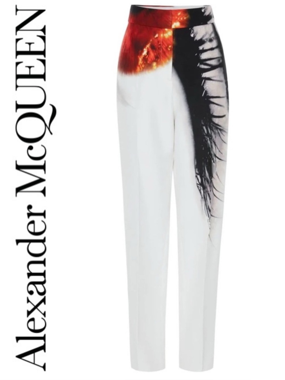 Alexander Mcqueen Iris High Waist Pant